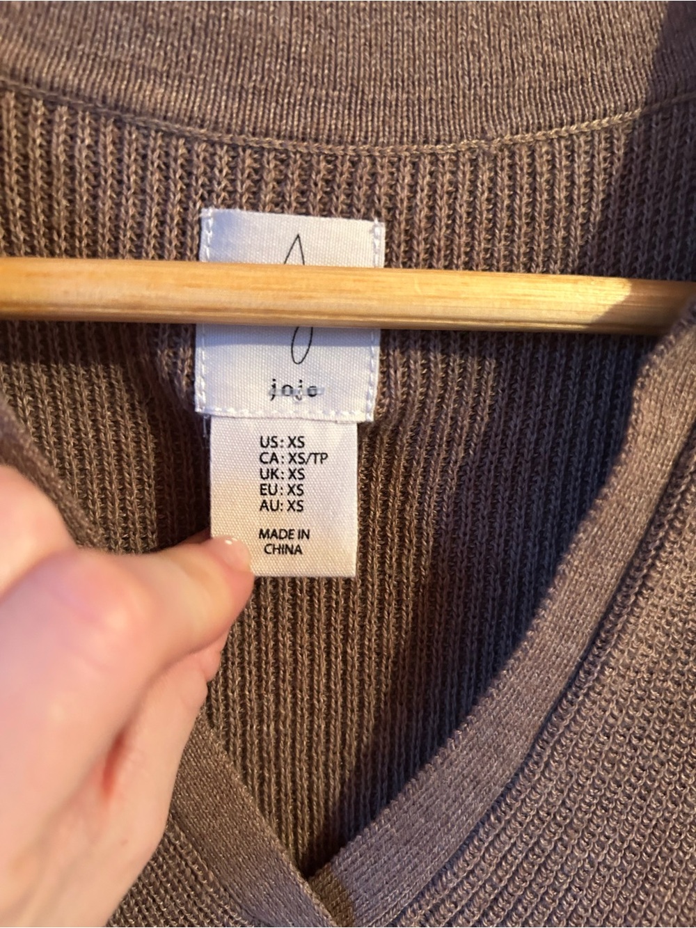 Joie Chocolate Milk Knit Top - Picture 3 of 4